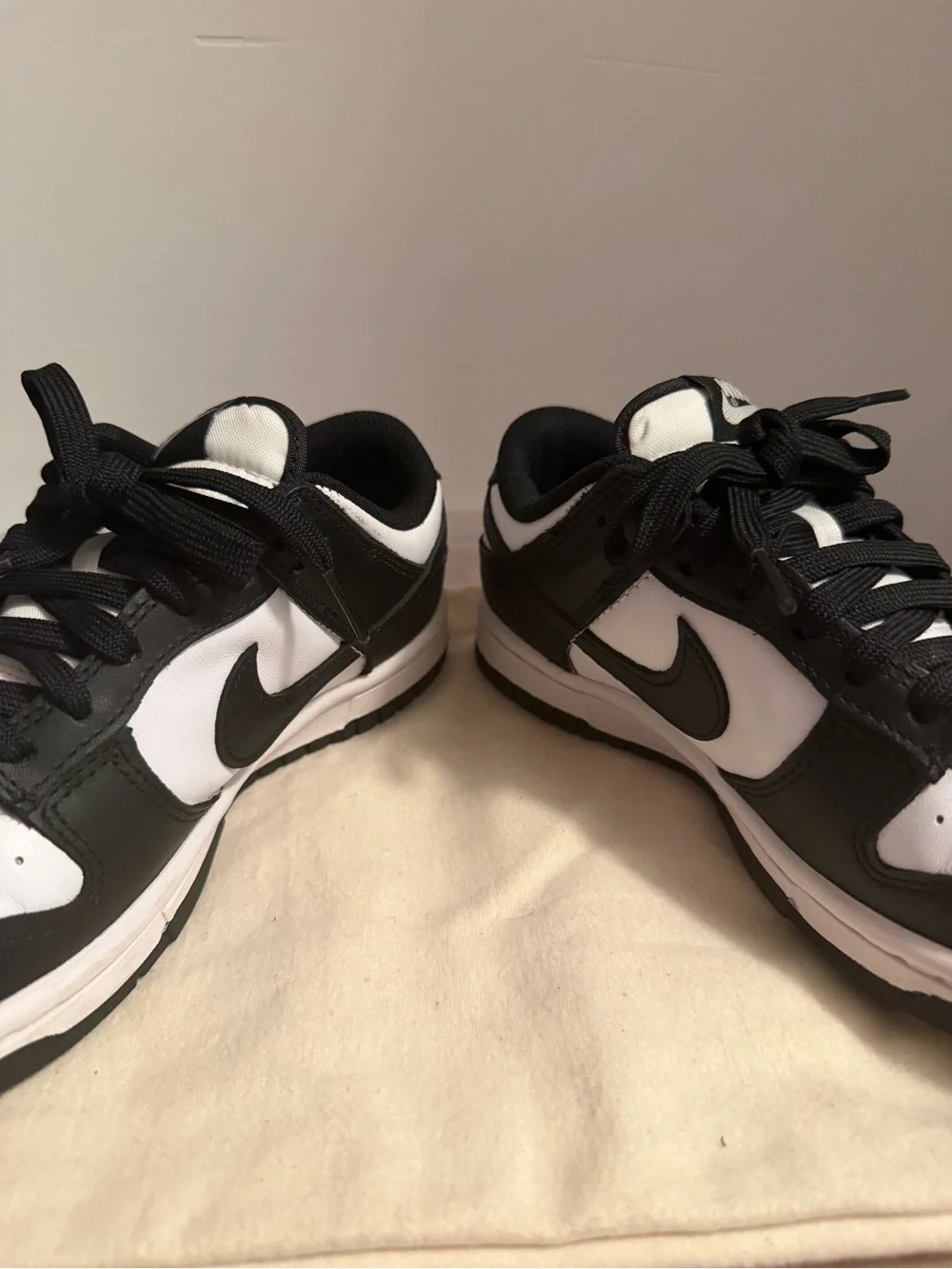 Nike Black and White Low-Top Sneakers